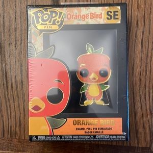 Orange bird POP pin